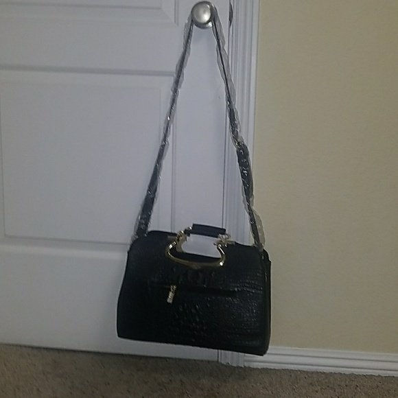 Stachel black alligator skin purse - Picture 4 of 11